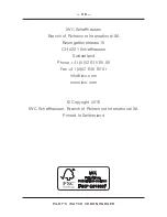 Preview for 118 page of iwc IW3777 Operating Instructions Manual