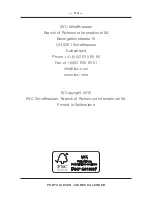 Preview for 114 page of iwc IW5027 Operating Instructions Manual