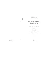 iwc MARK XVIII Operating Instructions Manual preview