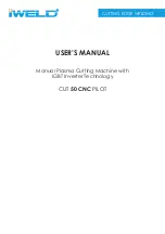 Preview for 21 page of iWeld CUT 50 CNC PILOT User Manual