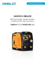 Предварительный просмотр 21 страницы iWeld GORILLA POCKETFORCE 200 IGBT User Manual