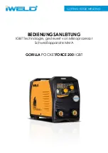 Предварительный просмотр 41 страницы iWeld GORILLA POCKETFORCE 200 IGBT User Manual