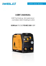 Предварительный просмотр 51 страницы iWeld GORILLA POCKETFORCE 200 IGBT User Manual