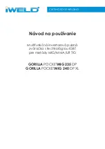 Preview for 53 page of iWeld GORILLA POCKETMIG 235 DP User Manual