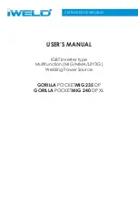 Предварительный просмотр 131 страницы iWeld GORILLA POCKETMIG 235 DP User Manual