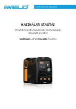 iWeld GORILLA POWERTIG 200 AC/DC GORILLA POWERTIG 200 AC/DC User Manual preview