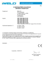 Предварительный просмотр 42 страницы iWeld MIG 2800 DOUBLE PULSE User Manual