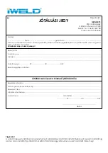 Preview for 128 page of iWeld MIG 2800 DOUBLE PULSE User Manual