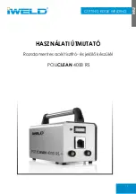 Preview for 1 page of iWeld POLICLEAN 4000 RS User Manual