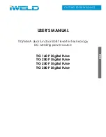 Preview for 1 page of iWeld TIG 160 P Digital Pulse User Manual