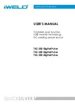 Preview for 25 page of iWeld TIG 200 Digital Pulse User Manual