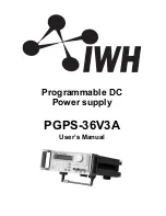 IWH PGPS-36V3A User Manual preview