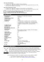 Preview for 4 page of IWT 312208 Operating Instructions Manual