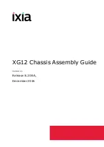 IXIA XG12 Assembly Manual preview