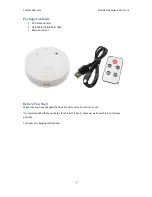 Preview for 3 page of IXIUM DVR Smoke Alarm User Manual