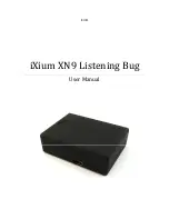 IXIUM XN9 Listening Bug User Manual preview