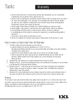 Preview for 19 page of IXL 31111 Tastic Neo Single White User Manual