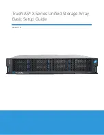 Preview for 1 page of iXsystems TrueNAS X Series Basic Setup Manual