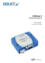 Предварительный просмотр 1 страницы IXXAT CANblue II User Manual