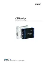 IXXAT CANbridge Manual preview