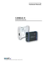 IXXAT CANlink II Hardware Manual предпросмотр