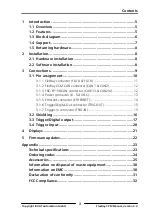 Preview for 3 page of IXXAT FlexRay CCM/ FRC-EP150 Hardware Manual