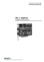 IXXAT iPC-I 165/PCI Hardware Manual preview