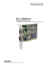 IXXAT iPC-I 320/PCI II Hardware Manual preview