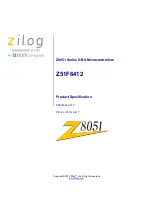 IXYS zilog Z51F6412 Manual предпросмотр