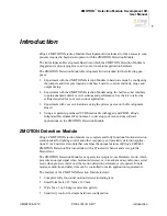 Preview for 5 page of IXYS ZiLOG ZMOTION ZEPIR000102ZCOG User Manual