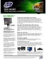 Iz3d H220Z1 Specifications preview