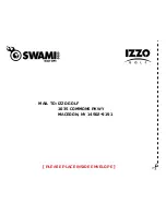 Preview for 2 page of Izzo Golf Swami 4000 Instruction Manual