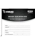 Preview for 3 page of Izzo Golf Swami 4000 Instruction Manual