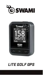 Izzo Golf SWAMI LITE Golf GPS Manual preview