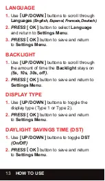 Preview for 14 page of Izzo Golf SWAMI LITE Golf GPS Manual