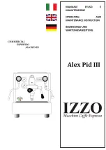 Preview for 1 page of Izzo Alex Pid III Operating And Maintenance Instruction Manual