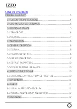 Preview for 32 page of Izzo Vivi PID Plus Use And Maintenance Manual