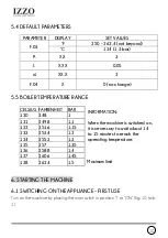 Preview for 41 page of Izzo Vivi PID Plus Use And Maintenance Manual