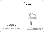 izzy Bistro 400 Instruction Manual preview