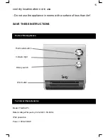 Предварительный просмотр 16 страницы izzy TG200 IP3 Instruction Manual