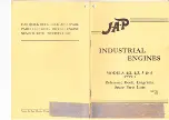 Preview for 1 page of J.A.P 6 Reference Book, Diagrams, Spare Parts Lists