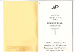 Предварительный просмотр 2 страницы J.A.P 6 Reference Book, Diagrams, Spare Parts Lists
