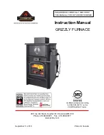 J. A. Roby GRIZZLY FURNACE Instruction Manual preview