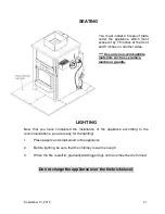 Предварительный просмотр 21 страницы J. A. Roby GRIZZLY FURNACE Instruction Manual