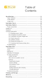 Предварительный просмотр 3 страницы J.ASSY VISUM Monitor Operator'S Manual