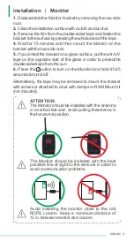 Предварительный просмотр 7 страницы J.ASSY VISUM Monitor Operator'S Manual