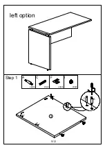 Preview for 5 page of J.Burrows ASHTON DESK RETURN Assembly Instructions Manual