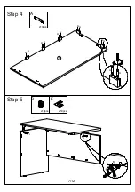 Preview for 7 page of J.Burrows ASHTON DESK RETURN Assembly Instructions Manual