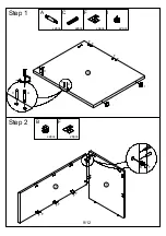 Preview for 9 page of J.Burrows ASHTON DESK RETURN Assembly Instructions Manual