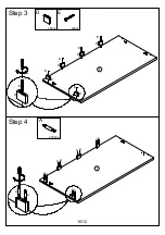 Preview for 10 page of J.Burrows ASHTON DESK RETURN Assembly Instructions Manual